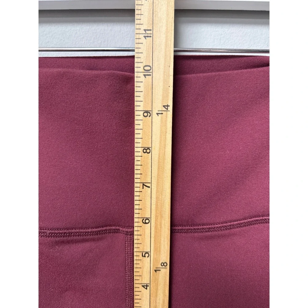 Alo Yoga High Waist Coast Capri Leggings Juneberry Womens S Activewear Gym EUC